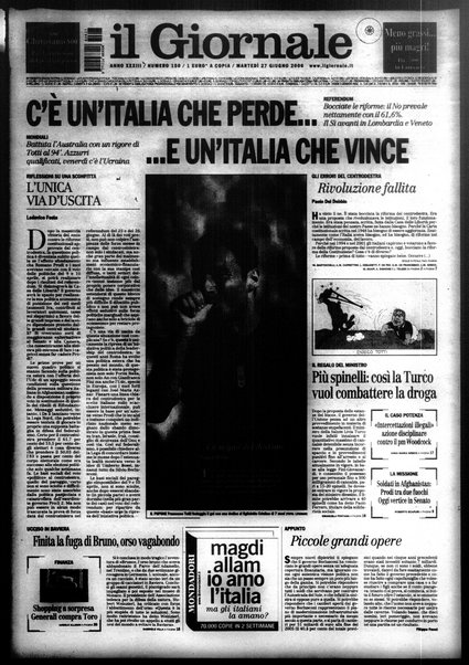 Il giornale : quotidiano del mattino